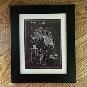 Slinky Toy Patent Framed Print 10”x12”